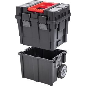 Ящик для инструментов на колесах 2х-модульный 45х35х65см PATROL Wheelbox HD Compact Logic 146166 (артикул 15919691) – фото 8