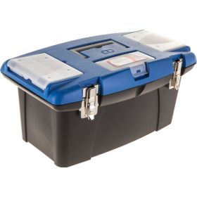 Ящик для инструментов с металлическими замками и органайзером Jettools 19" 480х235х270мм JT1602314 (артикул 16371923) – фото 4