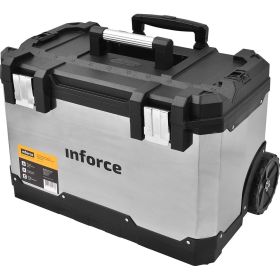 Металлопластиковый ящик для инструментов 24 на колесах Inforce 06-20-09:6661 (артикул 15894815) – фото 6