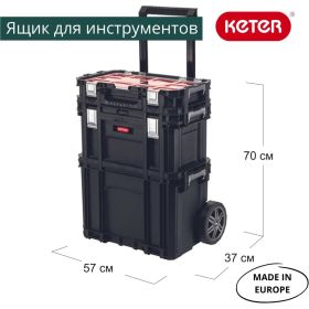 Ящик для инструментов KETER Connect Rolling System 17203038 (артикул 15698922) – фото 2