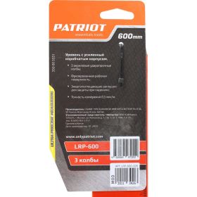 Уровень PATRIOT LRP-600, магнитный, алюминиевый, фрезерованный, 600мм 350005551 (артикул 16423771) – фото 3