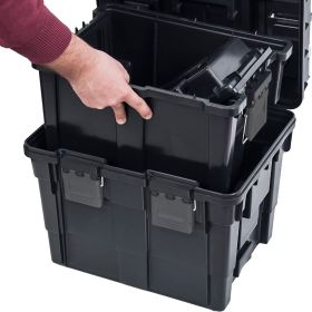Ящик для инструментов на колесах 2х-модульный 45х35х65см PATROL Wheelbox HD Compact Logic 146166 (артикул 15919691) – фото 6