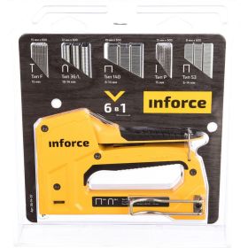 Профессиональный степлер 6 в 1 Inforce 06-14-07 (артикул 15871278) – фото 6