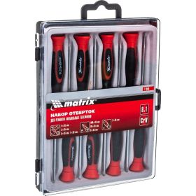 Набор отверток для точных работ с мобильными телефонами 8шт, Crv MATRIX 11589 (артикул 15569037) – фото 1