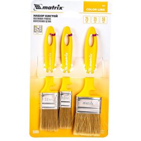 Набор кистей «Лаки» 25мм, 35мм, 50мм MATRIX Color Line 83367 (артикул 15941376) – фото 2