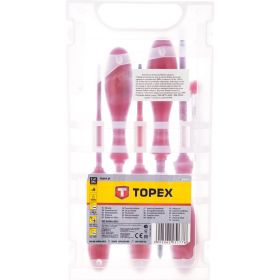 Набор отверток TOPEX 1000В 6 шт. 39D155 (артикул 15603533) – фото 2