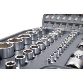 Набор инструмента 1/2 Dr и 1/4 Dr 94 предмета KRAFT KT 700306 (артикул 15966149) – фото 8