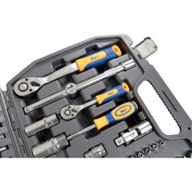 Набор инструмента 1/2 Dr и 1/4 Dr 94 предмета KRAFT KT 700306 (артикул 15966149) – фото 7