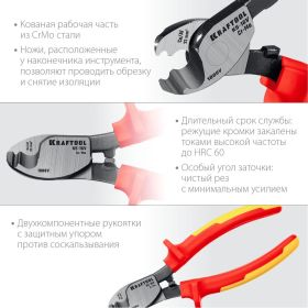 Кабелерез KRAFTOOL KS-16V диэлектрический, 23333-16V (артикул 16437555) – фото 4