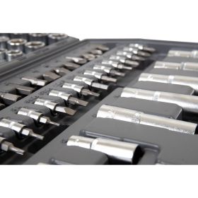 Набор инструмента 1/2 Dr и 1/4 Dr 94 предмета KRAFT KT 700306 (артикул 15966149) – фото 6