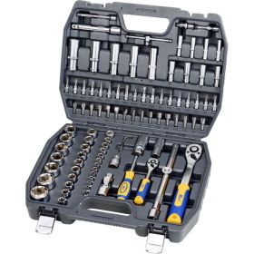 Набор инструмента 1/2 Dr и 1/4 Dr 94 предмета KRAFT KT 700306 (артикул 15966149) – фото 5