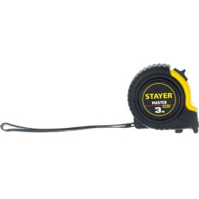 Рулетка Stayer MASTER 3м / 16мм в ударостойком обрезиненном корпусе 34025-03_z01 (артикул 16043690) – фото 1