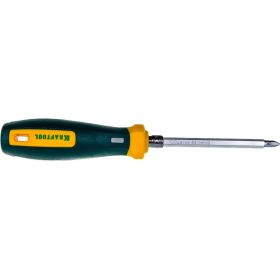 Универсальная отвертка Kraftool с двусторонним стержнем PH0-1-2-3 PZ1-2-3 SL 6 мм 8 в 1 26168 (артикул 13916131) – фото 2