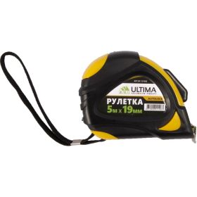 Рулетка Ultima AutoLock, 5 м х 19 мм, обрезиненный корпус, автомат. Фиксация , 131002 (артикул 16490743) – фото 2
