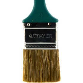 Плоская кисть STAYER Lasur Euro смешанная натуральная и искусственная щетина пластмассовая ручка 50 мм 01081-50 (артикул 13933982) – фото 3