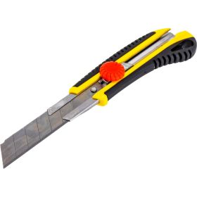 Нож с винтовым фиксатором Stayer HERCULES-25 сегментированные лезвия 25 мм 09141_z01 (артикул 15924159) – фото 3