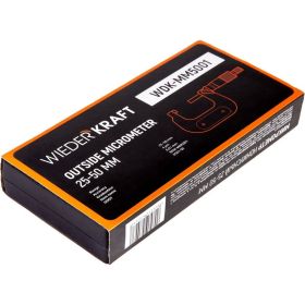 Микрометр WIEDERKRAFT нониусный, 25-50 мм, 0.01 мм WDK-MM5001 (артикул 16393832) – фото 3
