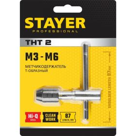 Т-образный метчикодержатель Stayer №2, М3-М6, Professional 28039-T2_z01 (артикул 16010899) – фото 2