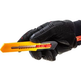 Нож из АБС пластика Stayer QUICK-18 сегментированные лезвия 18 мм 0910_z01 (артикул 15923943) – фото 5
