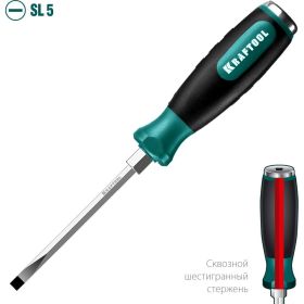 Ударная отвертка KRAFTOOL Impact стержень из CrMo стали 250033-5 (артикул 16043632) – фото 4