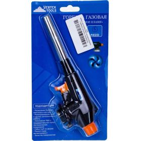Газовая горелка с пьезоподжигом Vertextools карандашное пламя 834 (артикул 16041007) – фото 7