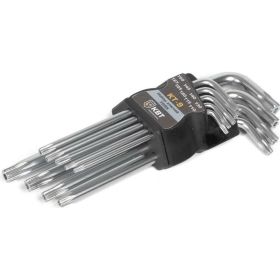 Набор ключей КВТ TORX КТ-9 Т10-Т50 79202 (артикул 15956790) – фото 1