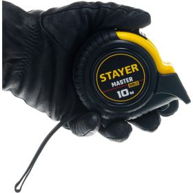 Рулетка Stayer MASTER 10м / 25мм в ударостойком обрезиненном корпусе 34025-10_z01 (артикул 16043694) – фото 3