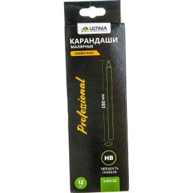 Карандаши Ultima малярные графитные 180 мм 12 шт в коробке 140110 (артикул 16407682) – фото 9