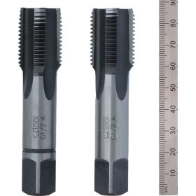 Метчик, трубная резьба G1/2 дюйма комплект из 2-х шт Bucovice Tools 112120 (артикул 15780191) – фото 4