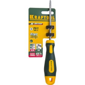 Отвертка KRAFTOOL Х-Drive PH2x100 250072-2-100 (артикул 16143221) – фото 4
