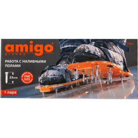 Приспособление для наливных полов AMIGO для любой обуви, шипы 35 мм 74801 (артикул 17241096) – фото 4