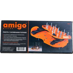 Приспособление для наливных полов AMIGO для любой обуви, шипы 35 мм 74801 (артикул 17241096) – фото 2
