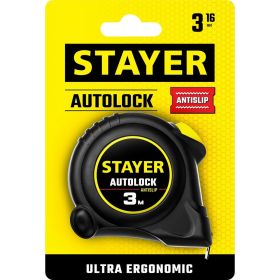 Рулетка Stayer AutoLock 3м / 16мм с автостопом 2-34126-03-16_z02 (артикул 16043609) – фото 5