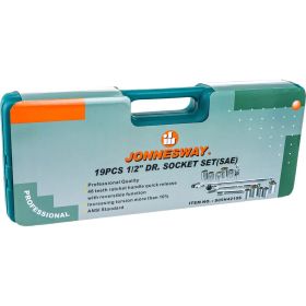 Набор торцевых дюймовых головок 1/2DR 3/8-1-1/4 Jonnesway S05H4219S (артикул 13938516) – фото 2