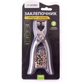 Заклепочник с набором заклепок ULTIMA 190 мм 151050 (артикул 17835226) – фото 3