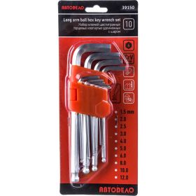 Набор Г-образных шестигранников Professional (10 шт; 1.5-12 мм) АвтоDело 39150 11921 (артикул 16000626) – фото 3