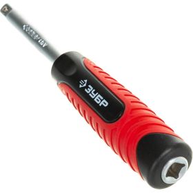 Вороток-отвертка Зубр МАСТЕР 1/4" , Cr-V, хромированное покрытие, 150мм 27724-1/4 (артикул 15463597) – фото 5
