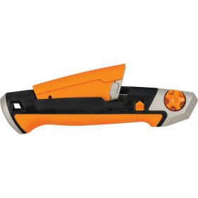 Строительный нож с выдвижным сменным лезвием Fiskars 18мм CarbonMax 1027227 (артикул 16494245) – фото 6