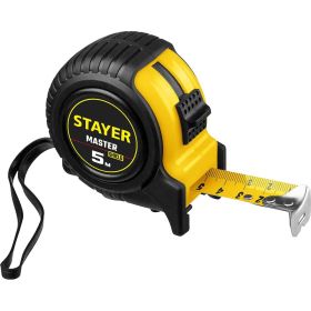 Рулетка Stayer MASTER 5м/25мм, ударостойкий обрезиненный корпус 34025-05-25 (артикул 16043691) – фото 1