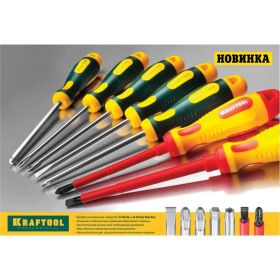 Отвертка KRAFTOOL Х-Drive SL 5x100 250071-5.5-100 (артикул 16143210) – фото 5
