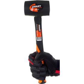 Резиновый молоток 450 грамм Gigant RH450-1 (артикул 15948793) – фото 4