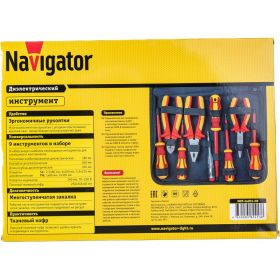 Набор инструмента Navigator 82 413 NHT-Ind01-H9 /диэлектрич, 9 шт/ 82413 (артикул 16516027) – фото 6