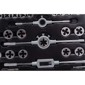 Метрический набор метчиков и плашек ROCKFORCE 110 предметов RF-B110-1 (артикул 15991394) – фото 2