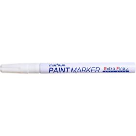 Маркер-краска MunHwa PAINT MARKER EXTRA FINE, белая, 1мм 302759 Б0048395 (артикул 16198064) – фото 1