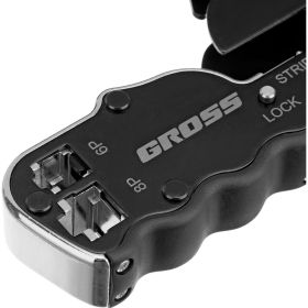 Клещи для обжима телефонных и компьютерных клемм GROSS 17723 (артикул 15941214) – фото 5