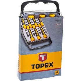 Набор прецизионных отверток TOPEX 7 шт. 39D558 (артикул 15504917) – фото 10