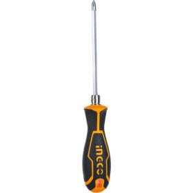 Двухсторонняя отвертка INGCO 2 в 1 SL5+PH1 INDUSTRIAL AKISD0203 (артикул 16651341) – фото 4