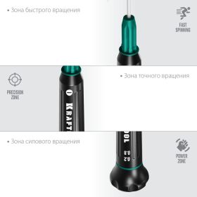 Отвертка для точных работ Kraftool Precision SL 0.8, 25681-0.8 (артикул 16445345) – фото 5