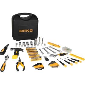 Универсальный набор инструмента для дома и авто в чемодане DEKO DKMT165 065-0742 (артикул 16504618) – фото 5