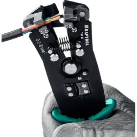 Стриппер KRAFTOOL TK-6 автоматический, многофункциональный, 0.2 - 6 мм2, 22635 (артикул 16086594) – фото 10